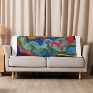 Emotions Of The Forest Sherpa Blanket 