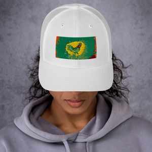 Rooster Embroidered Trucker Hat