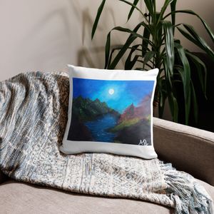 Mystic Waters Of Peace Throw Pillow Case 