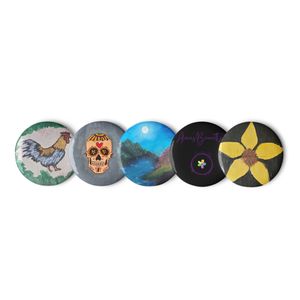 Alexusbennettart Pin Buttons 