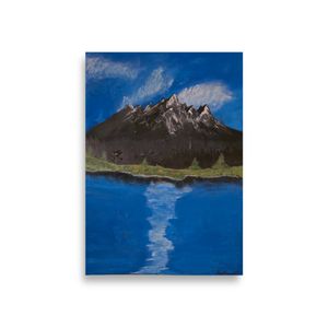 Black Mountain Lagoon Poster 