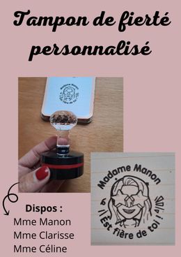 Tampon de fierté personnalisé
