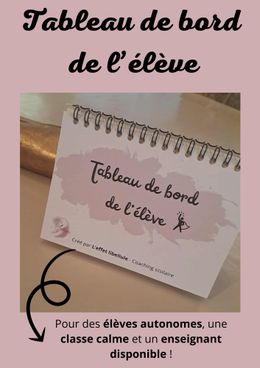 Tableau de bord de l&#x27;élève