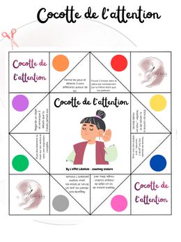 La cocotte de l'attention GRATUITE