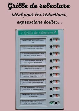 Tablette de relecture