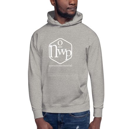 unisex logo print hoodie