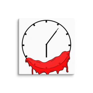 Time Is Bleeding Canvas