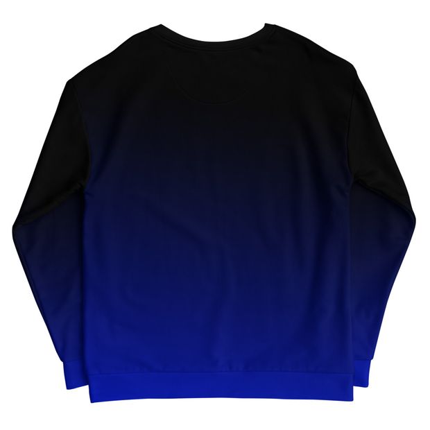 Black and Blue Ombre Sweatshirt