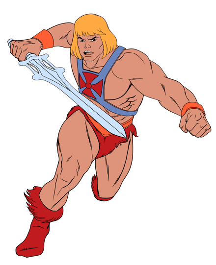 Picture Digital File Digital Art He Man Masters Of The Universe Motu Musclor Clipart SVG PNG PDF