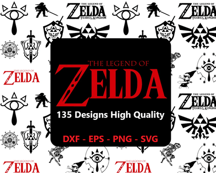 Bundle Files Pictures Digital Files Digital Art The Legend of Zelda Cut Files Clipart SVG PNG PDF