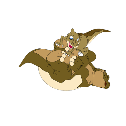 Picture Digital File Digital Art The Land Before Time Dinosaurs Ducky And Spike Clipart SVG PNG PDF