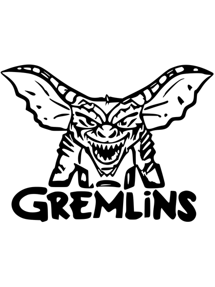 Picture Digital File Digital Art Gremlins Cut Files Clipart SVG PNG PDF