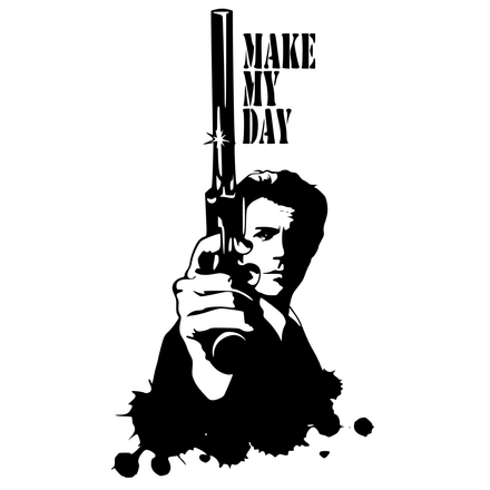 Picture Digital File Digital Art Dirty Harry Clint Eastwood Cut Files Clipart SVG PNG PDF