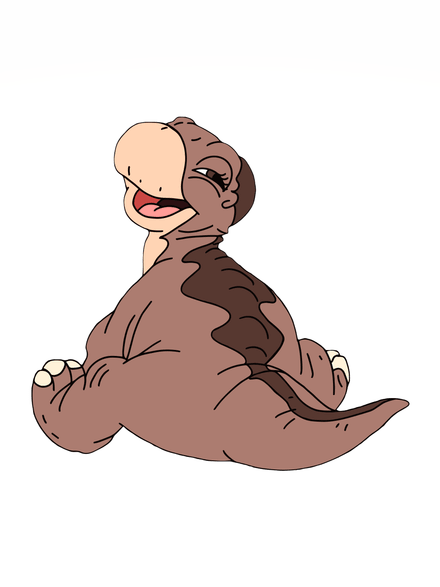 Picture Digital File Digital Art The Land Before Time Littlefoot Baby Cut File Clipart PNG SVG  PDF