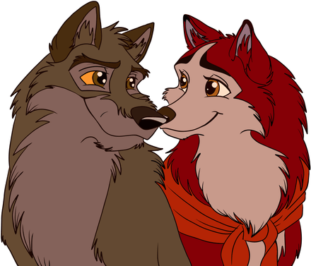 Picture Digital File Digital Art Balto And Jenna Dogs Cut Files Clipart PNG SVG  PDF