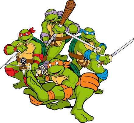 Picture Digital File Digital Teenage Mutant Ninja Turtles Clipart SVG PNG PDF