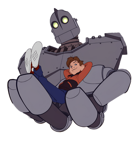 Picture Digital File Digital Art The Iron Giant Robot Cut File Clipart PNG SVG  PDF