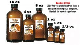 1/2 oz Anointing Oil - Pure 100% 