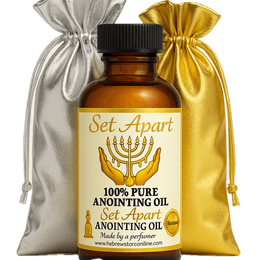 100% Pure Set Apart Anointing Oil 1/2 oz – Handmade by Licensed Hebrew Kohen Perfumer