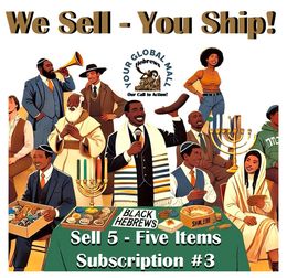 Sell ( 5 Five ) Items in our Hebrew Store Online HSO - for 67 cents per DAY!