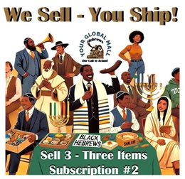 Sell ( Three 3 ) Items in our Hebrew Store Online HSO - for .50 cent per DAY!
