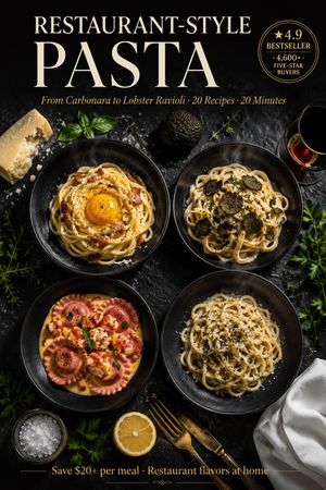 Restaurant-Style Italian Pastas in 20 Minutes