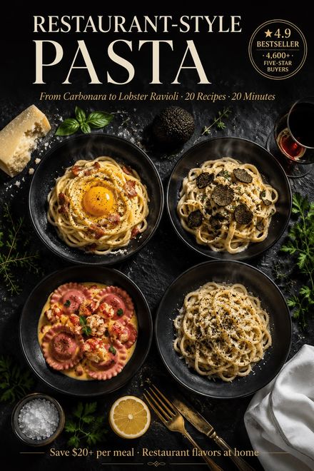Restaurant-Style Italian Pastas in 20 Minutes