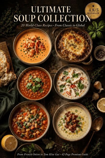 The Glow-Up Soups: 20 Cozy, Gut-Friendly One-Pot Recipes