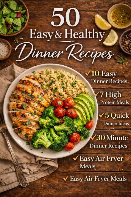 The Dinner Decision Reset: 50 High-Protein Dinners in 30 Minutes
