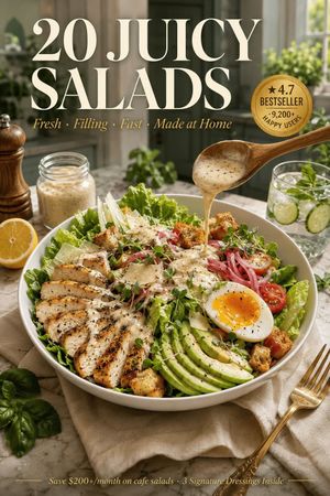 Anti-Hunger Salads: 20 High-Protein Recipes That Stay Crisp for 3 Days