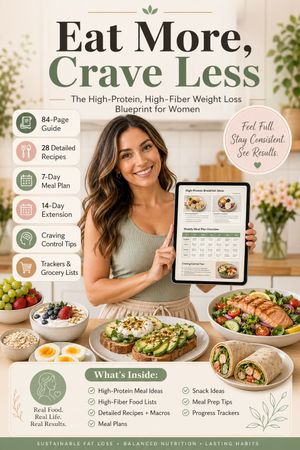 The Full Plate Method: 28 High-Protein, High-Fiber Meals + 21-Day Plan