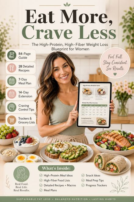The Full Plate Method: 28 High-Protein, High-Fiber Meals + 21-Day Plan