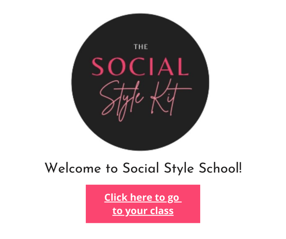 Social Style School - Class #1, Repurposing: Creating Content for Multiple Platforms