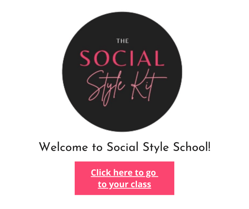 Social Style School - Class #1, Repurposing: Creating Content for Multiple Platforms