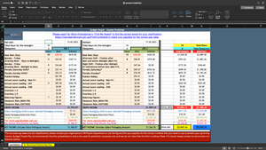 12 Months Income Prediction Calculator (Excel)