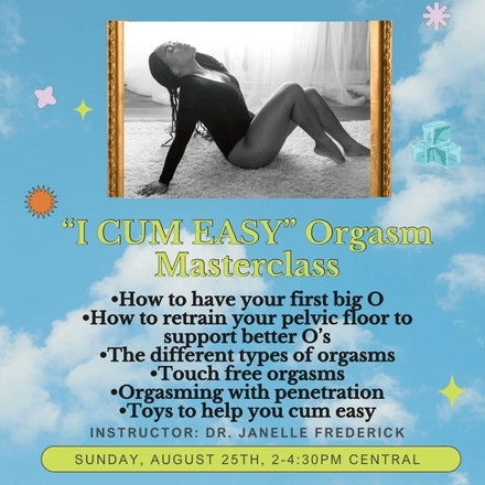 I CUM EASY Orgasm Masterclass 