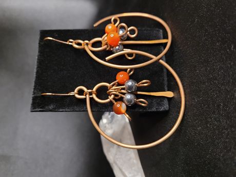 Blood Agate X Hematite