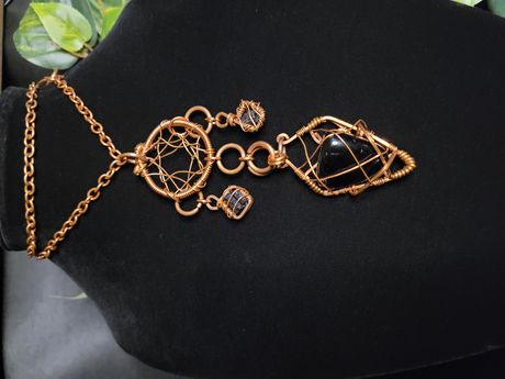 Black Tourmaline Dream Catcher