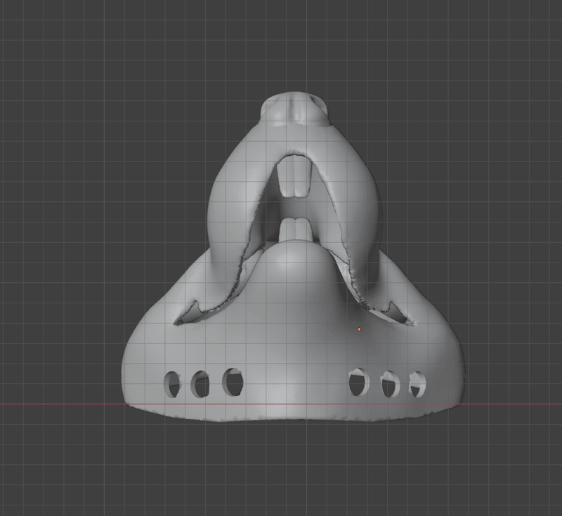 Rat 3D-model STL Fursuit Head Base for 3D-printing