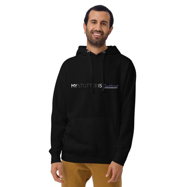 My Stutter is Awesome Adult Hoodie