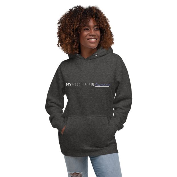My Stutter is Awesome Adult Hoodie