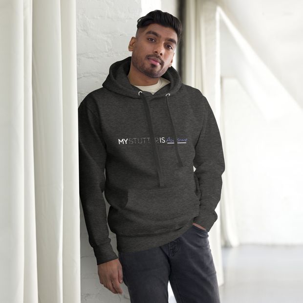 My Stutter is Awesome Adult Hoodie
