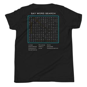 SAY Word Search Youth Tee (V1)