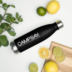 Camp SAY Water Bottle - Black