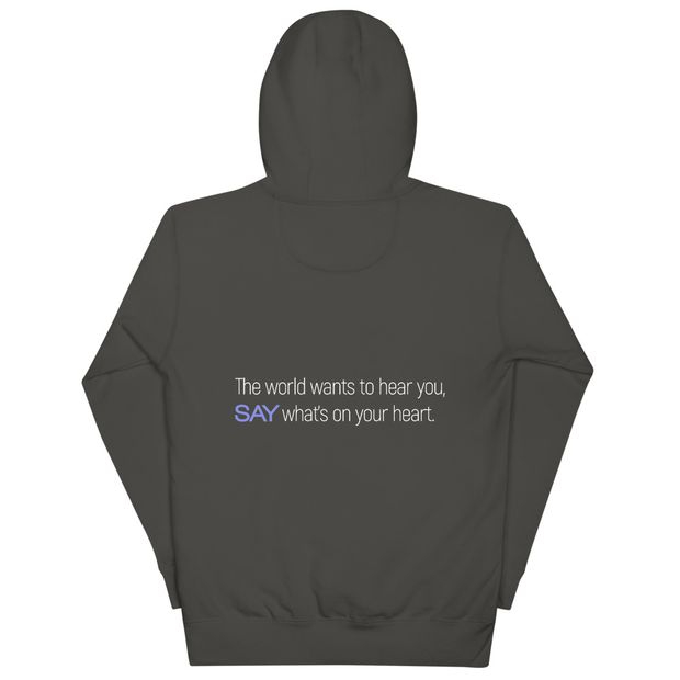 The World Wants to Hear You Adult Hoodie