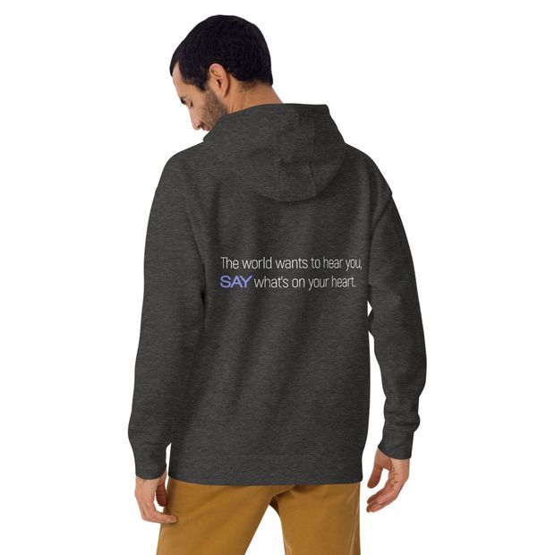 The World Wants to Hear You Adult Hoodie