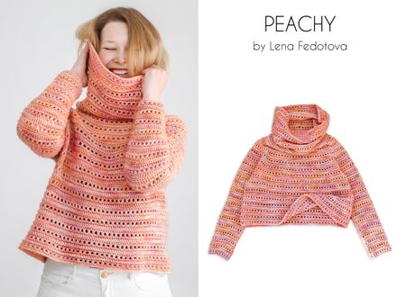 Peachy Sweater Crochet Pattern