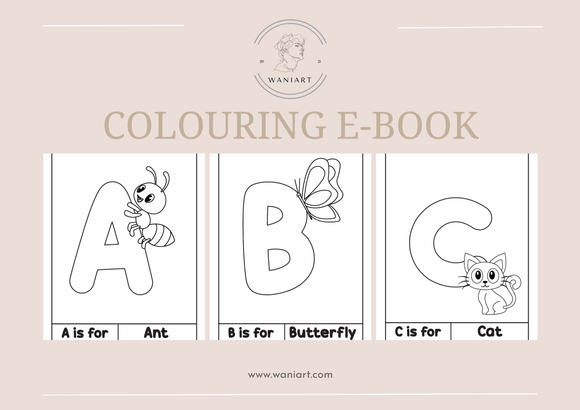 ABC Alphabet Colouring E-Book