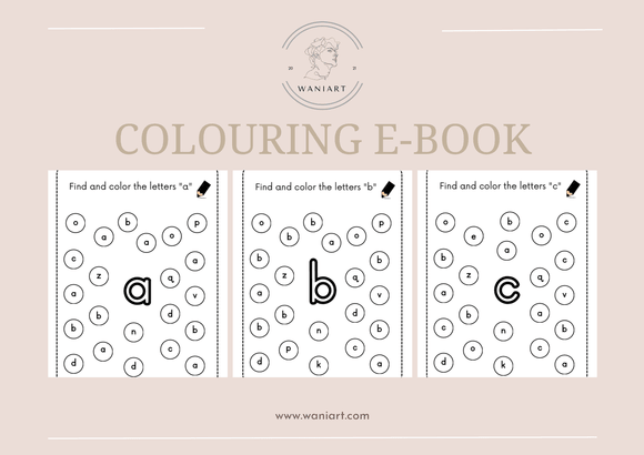 ABC Alphabet Colouring E-Book 2