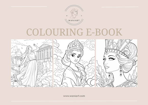 Princess Colouring E-Book